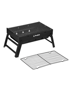 Мангал-барбекю 47-143292 (складной с решеткой, 43х29х23 см, сталь) Perfecto linea