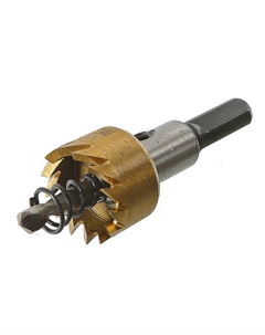 Коронка биметаллическая 1090-S04-BI-22, 22 мм, по тонколистовому металлу, центрирующее сверло Sturm!