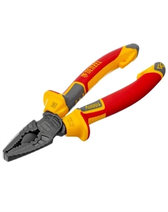 Плоскогубцы комбинированные 17085, диэлектрические трехкомпонентные рукоятки до 1000 В, 165 мм Denzel