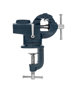 Тиски слесарные 18672, поворотные, с наковальней, 65мм Сибртех