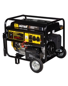 Газово-бензиновый электрогенератор DY6500LX 64/1/15 (ручной запуск двигателя, число фаз: 1, исполнение на раме) Huter