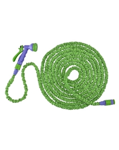 Набор поливочный 67547 усиленный растягивающийся шланг 20 м, 7-реж пистолет, адаптер Palisad