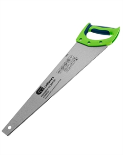 Ножовка по дереву "Зубец" 23825, 450 мм, 11 TPI, зуб 2D, калёный зуб, двухкомпонентная рукоятка Сибртех