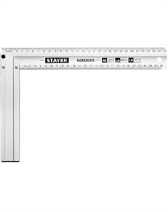 Столярный угольник Professional 3432-30 жесткий 300мм Stayer