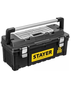 Ящик пластиковый для инструментов JUMBO-26 Professional 38003-26, 650 x 280 x 270 мм, (26") Stayer