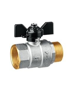 Кран шаровой 51325-1 d 1", ручка "бабочка" Зубр