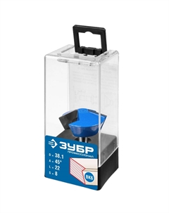 Фреза кромочная конусная Профессионал 28725-38.1-45, 38.1 x 22 мм Зубр