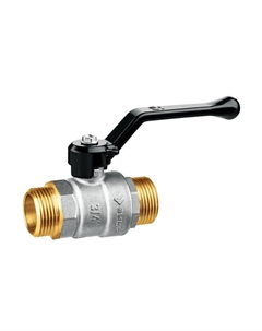 Кран шаровой 51326-3/4 полнопроходной d 3/4", ручка-рычаг, "папа-папа" Зубр