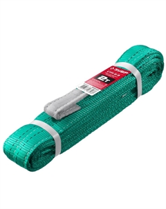 Строп петлевой текстильный Зубр СТП-2/3 43552-2-3, зеленый, г/п 2 т, длина 3 м