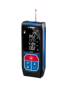 Дальномер лазерный Профессионал ДЛ-50 (IP54, 50м, 2 х ААA) 34925 Зубр