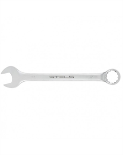 Ключ комбинированный 15219 (32 мм, CrV, матовый хром) Stels