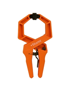 Струбцина клещеобразная с храповым механизмом 1078-09-075, длина 226мм, зев 75мм Sturm!