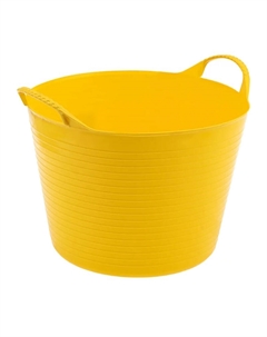 Ведро гибкое сверхпрочное 67502, полиэтилен, 14 л, желтое Сибртех