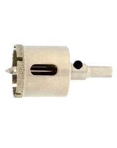 Сверло по керамической плитке и стеклу 72716, 30 х 55 мм, 6 гр.хв-к, с центр. сверлом Сибртех