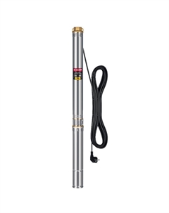 Скважинный центробежный насос Зубр НСЦ-75-60 (корпус из нержавеющей стали 800 Вт, 60 м напор)