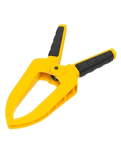 Струбцина клещеобразная удлиненная 20789, 50х80 мм, двухкомпонентные рукоятки Denzel