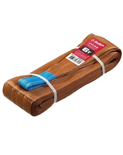 Строп петлевой Зубр СТП-6/6 43556-6-6, текстильный, коричневый, г/п 6 т, длина 6 м