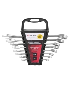 Набор ключей гаечных W3S8PR 052612, комбинированных, серии ARC, на держателе, 6-19 мм, 8 предметов Thorvik