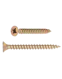 Шуруп универсальный SMP1-15400-250 3.0х20 мм желтый цинк (250 шт в пласт. конт.) Starfix