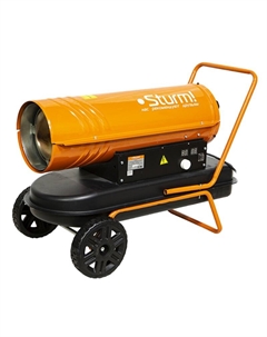 Дизельная тепловая пушка ! DKH20 20 кВт, 430 м3/час, колеса Sturm!