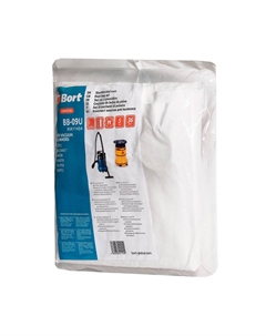 Комплект мешков пылесборных BB-09U 93411454 для пылесосов GISOWATT, LAVOR, MAKITA, 5 шт Bort