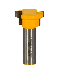 Фреза пазовая конструкционная Т-образная 10517, 25.4х12.7 мм; 30°; хвостовик 12 мм по дереву Энкор