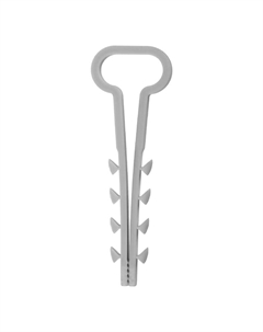 Дюбель-хомут для плоского кабеля 30912-12 (ДХ-П, 12 мм, 100 шт, нейлоновый) Зубр