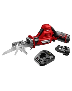 Сабельная пила СПЛ-125-22 (12 В, 80 мм, 2 аккумулятора, 2 Ач) Зубр