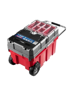 Ящик-тележка для инструмента Профессионал 38133-24 "МЕГА БОКС" пластиковый, 24" Зубр