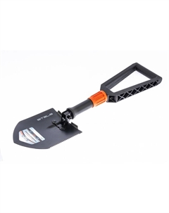 Лопата походная 61462 (150х205х253-590 мм, пластик. рукоятка, складная в чехле) Stels