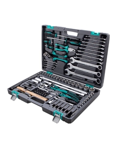 Набор инструмента 14112, 1/4", 1/2", CrV, S2, усиленный кейс, 119шт Stels
