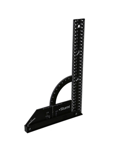 Угольник 2020-08-300, 200x300мм, разметочный, со стоппером Sturm!