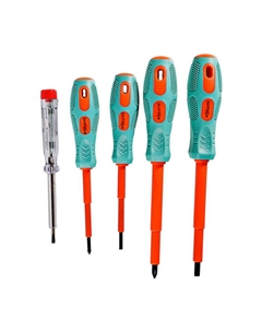 Набор отверток диэлектрических 1040-03-BSE5, 5 шт, CrV, тканевый кейс Sturm!