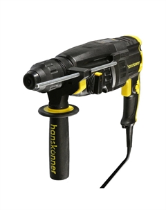 Перфоратор HRH0928MLRE, 850Вт, 28мм, металлический редуктор,3.2Дж,0-1160об/мин,4м кабель, кейс Hanskonner