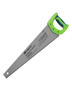 Ножовка по дереву "Зубец" 23803 (450 мм, 7-8 TPI, каленый зуб 2D, двухкомпонентная рукоятка) Сибртех