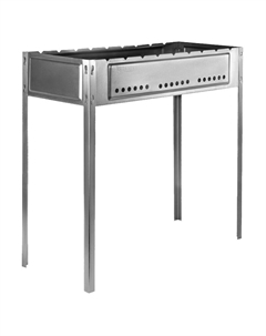 Мангал с ребрами жесткости 69548, 700x300x700 мм Camping Palisad