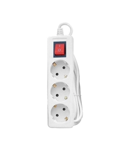 Удлинитель TKE-C01-BU3-7-1-ZV (3х7 м, с заземлением, с выключателем) Tokov electric