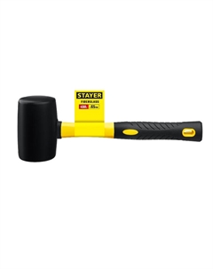 Киянка "PROFESSIONAL" 2054-75 резиновая, черная, с фиберглассовой ручкой Stayer