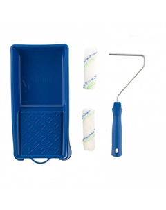 Малярный набор 80456 для водных красок (кювета 150х290 мм, и мини-валик 110 мм) Сибртех