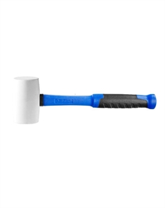 Киянка "ПРОФЕССИОНАЛ" 20531-680_z02 резиновая, белая, с фиберглассовой ручкой, 680г Зубр