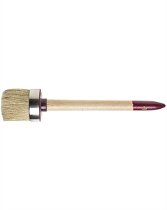 Кисть круглая "Универсал - Мастер" 01501-60, светлая щетина, деревянная ручка, №18, 60мм Зубр