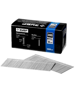 Гвозди "ПРОФЕССИОНАЛ" 31830-40 тип 300, 40 мм, особотвердые, 5000шт Зубр