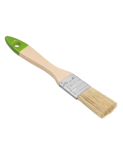 Кисть плоская 82261 (25 мм натуральная щетина, деревянная ручка) Сибртех