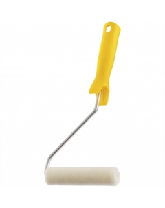 Мини-валик в сборе Лаки 80592 (110 мм, ворс 5 мм, D - 16 мм, D ручки - 6 мм, велюр) Сибртех