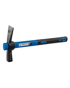 Молоток-кирочка каменщика 20155-600_z02, 600 гр. с фиберглассовой двухкомпонентной обратной рукояткой Зубр