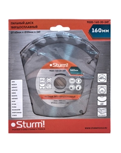 Диск пильный 9020-160-20-24T Sturm!