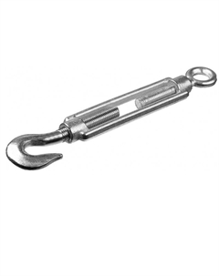 Талреп Master DIN 1480 30515-12, крюк-кольцо, оцинкованный, М12, 4 шт Stayer