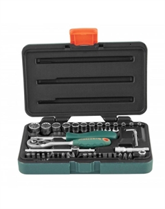 Набор головок торцевых S68H2141S, Super Tech, с аксессуарами, 41 предмет Jonnesway