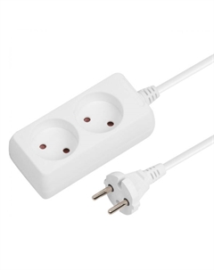 Удлинитель JP8101-27, 5м, 2 роз., 2,2кВт, б/з, ПВС 2х0,75 Юпитер