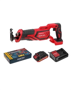 Аккумуляторная сабельная пила CSR 1118 E 0329282, в коробке ALL1 МЕГА 18В, 1 акк., 2 Ач, дер. 115 мм Wortex